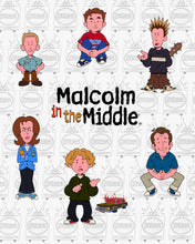 Load image into Gallery viewer, Malcolm in the Middle- Sitcom Stickers
